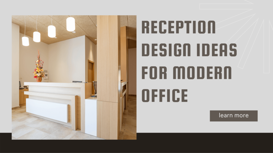 Pattern For Reception Reception Design Ideas for Modern Office | Magic Space Designs