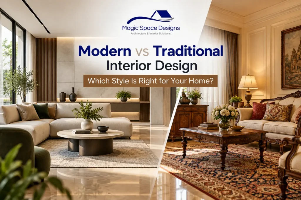 Modern vs Traditional Interior Design