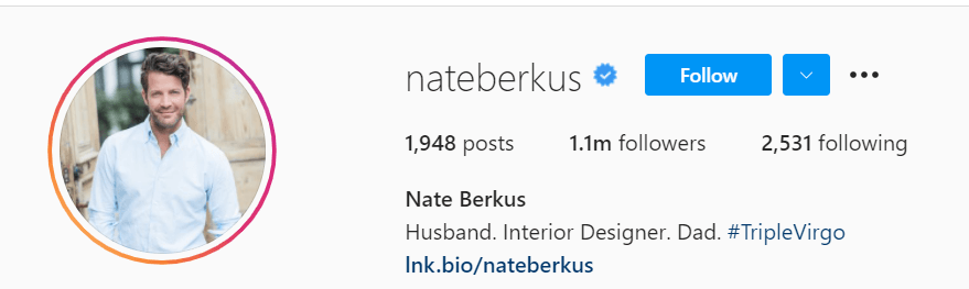 Nate Berkus Insta Account