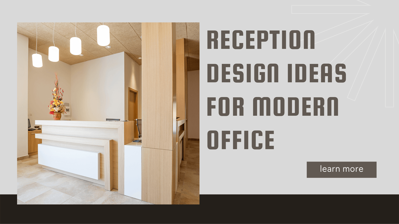 Reception Design Ideas for Modern Office | Magic Space Designs